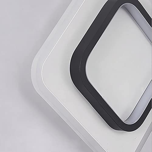 Aplique de pared LED de 10W y 6000K con pantalla acrílica cuadrada para dormitorio 6