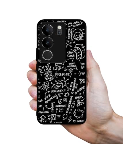 Image of Formulas Design Premium 2D Printed Metal Back Case Cover for Vivo V29 5G / V29 Pro 5G