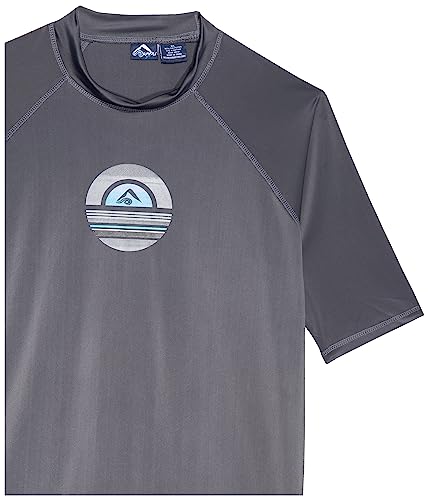 Image of Kanu Surf Men's Fiji UPF 50+ Short Sleeve Sun Protective Rashguard Swim Shirt