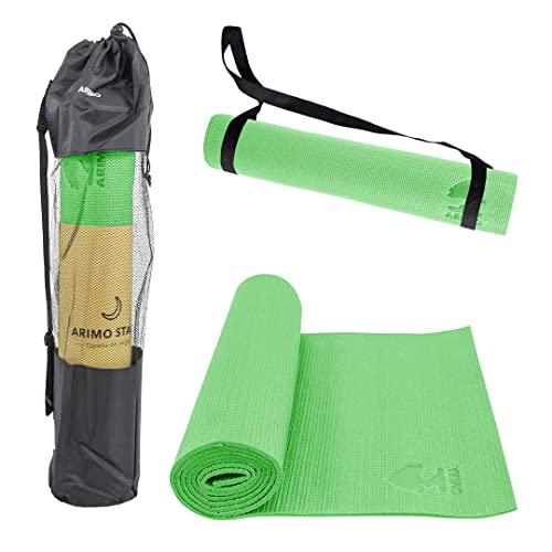 ARIMO Tapete Yoga Mat Antiderrapante PVC Todos Os Tipos de Yoga/P...