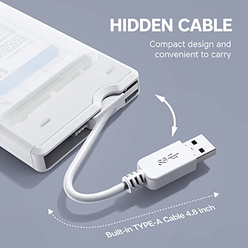 Caja externa para disco SATA de 2.5 pulgadas USB 3.0 miniatura 3