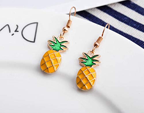 Funny Pineapple Fruit Dangle Earrings for Women Cute Pineapple Statement Love Trendy Earrings Jewelry3