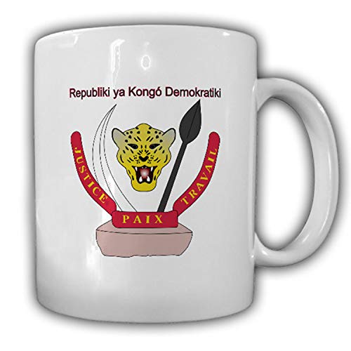 Armoiries de la République démocratique du Congo drapeau République démocratique du Congo armoiries – Mug Tasse # 13653