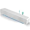 Speaker, Mini Speaker, USB Speaker PC Stereo Lightweight Wired LED Soundbar Speaker, Soundbar Soundbox, 3.5mm Audio Jack Compatible with PC Computer Tablet TV for Office Home Home Theater