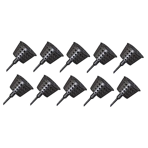 TOYANDONA 22 piezas Caja de Fertilizante para Jardinería con Soporte Plástico con Tapa Cesta de Fertilización Duradera para Plantas Maceta Balcón y Jardín Herramienta Práctica para Cultivo