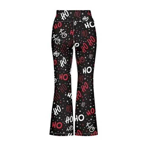 Image of Girls Flare Leggings Cute Bell Bottoms for Teen Girls Wide Leg Sweatpants for 5-14 T