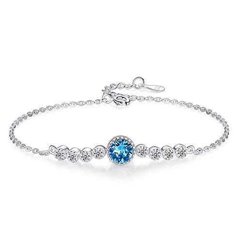Bracelet femme en argent et cristal étincelant pour sublimer vos tenues de soirée