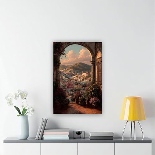 Tableau mexicain impression sur toile salon finition premium