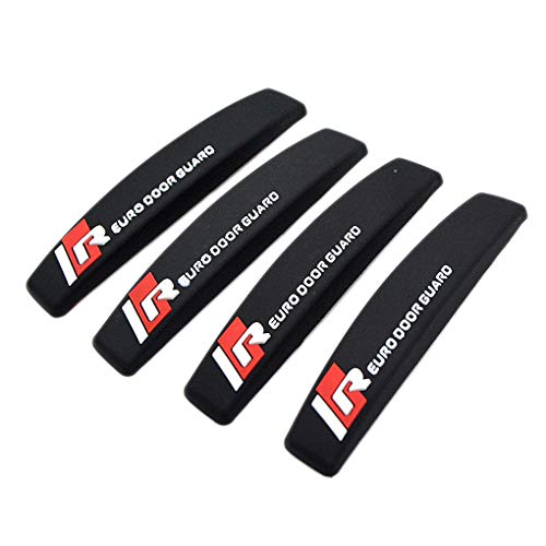 4PCS/Set Car Door Edge Anti-Collision Strip Waterproof Durable Door Edge Scratch-Proof Strip, Type 1, Black