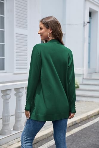 Image of VIISHOW Women Cardigan Sweater Lightweight Open Front Long Sleeve Soft Fine Knit Casual Trendy Kimono Cardigans with Pockets