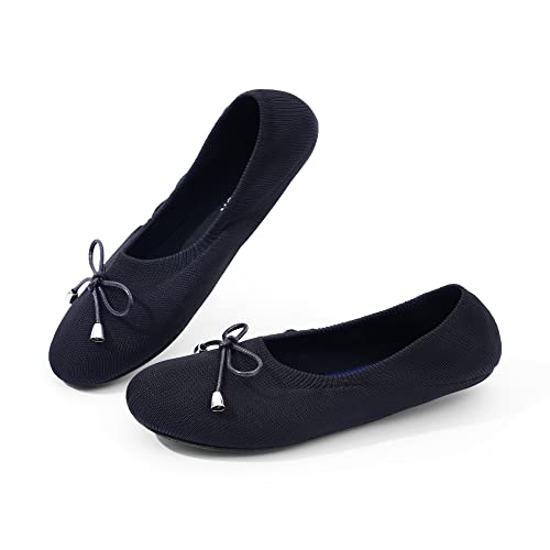 Sangeeson Women's Ballet Flats - Round Toe Slip On Comfort Dress Shoes, Black, 9 #TOP15
