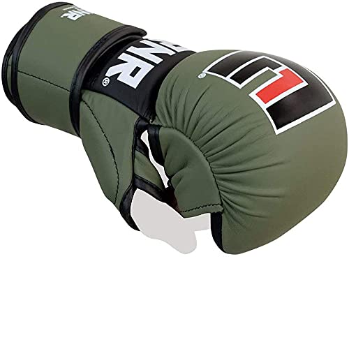 Combat Corner - Mma Spar Gloves For Men And Women - Kickboxing, Mma, Muay Thai Sparring Training Gloves | Od Green #TOP5