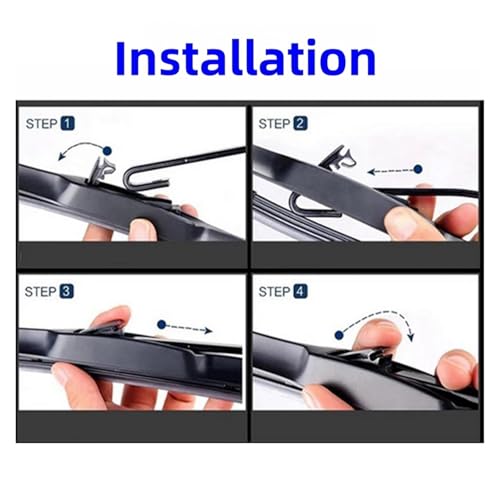 Limpiaparabrisas Rio 3 UB Hatchback juego completo delantero y trasero 2011-2017 4