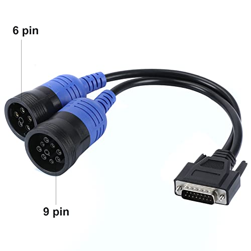 Rainco Pn 405048 6 And 9 Pin Y Deutsch Cummins Adapter Cable For Nexiq Usb Link 125032 Diesel Truck Diagnose Interface #TOP1
