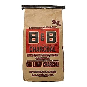 B&B Charcoal Oak Lump Charcoal, 4540 GR