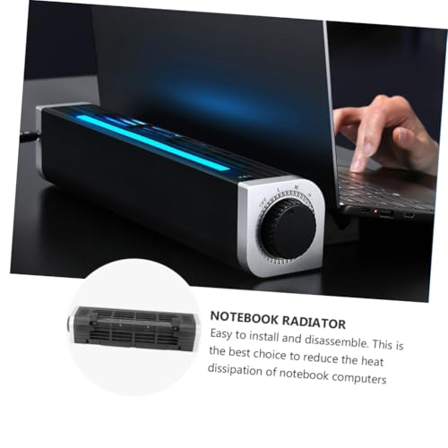 Ventilador portátil para laptop USB con base ajustable miniatura 3