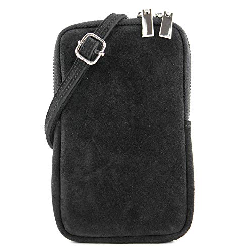 Sac en cuir pour téléphone portable italien modamoda de T197 petit étui de luxe