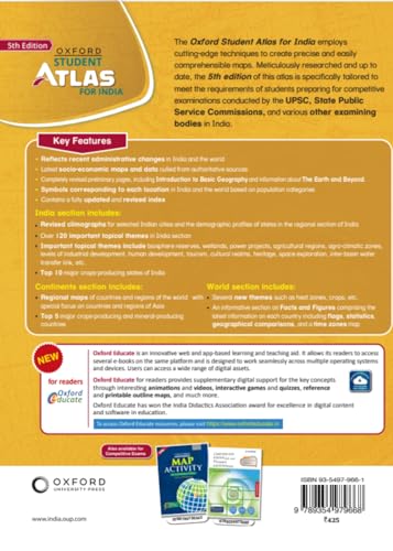 Oxford Student Atlas for India - Image 2