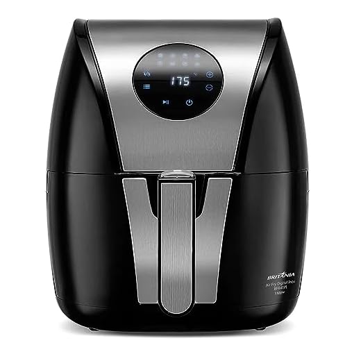 Fritadeira Air Fryer Britânia Digital Inox 5l Bfr41pi 127v