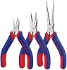 Set de Pinzas Mini WORKPRO, Kit de 3 Pinzas Pequeñas | Incluye Pinza de Corte Diagonal de 4", Pinza de Punta Larga de 5", Pinza de Punta Fina de 6", para Manualidades y Reparación de Dispositivos Electrónicos 2