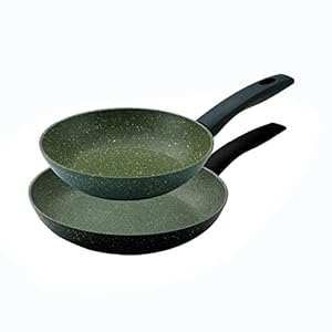 PRESTIGE – Eco Non Stick Frying Pan Set – Plant Based Non Stick – Recycled and Recyclable – PFOA Free – Induction – 20/24 cm
