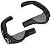 Ergon - GP5 Ergonomische Lock-on Fahrradgriffe mit extra-langem Bar-End | Regular kompatibel | Für Touring & Trekking Bikes | Small | Schwarz/Grau