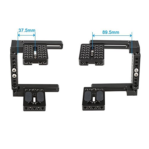 Image of CAMVATE Adjustable Camera Cage Fit for Right Handle and Left Handle Camera