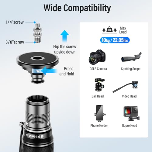 Sirui SVM-145 Rapid Monopod With Feet thumb #8