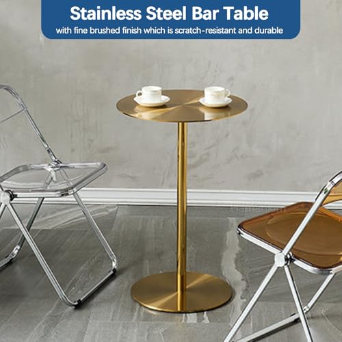 Table d'appoint dorée pour canapé stable et facile à monter - 6