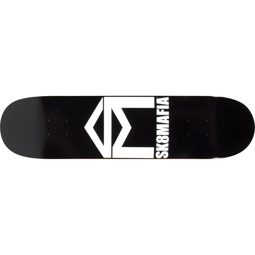 SK8MAFIA House Logo 8"x32" Deck Skateboard, Adultes Unisexe, Noir