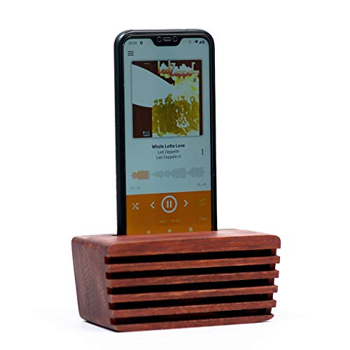 Acoustic iPhone Speaker, Wood Speaker iPhone Amplifier