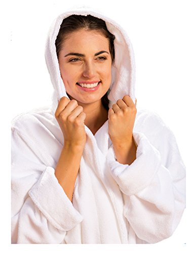 BY LORA Unisex Microfiber Hooded Robes for Men and Women3