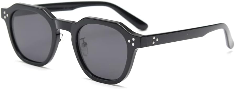 TR90 Polarised Sunglasses for Women Men's Square Polygon Retro Vintage Sunglasses Thick Frame Luxury Brand Design Glasses