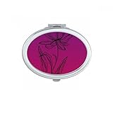 Feature: dessins imprimés en couleur sur insert métallique sur le devant du miroir compact. Ouvre avec deux miroirs en verre.