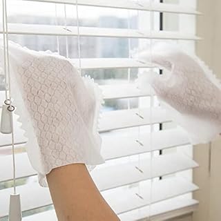 TINCAI 20/30pcs Home Disinfection Dust Removal Gloves,Fish Scale Cleaning Duster Gloves,Non-Woven Dusting Gloves, Cleaning Gloves for The Thorough House-cleaning