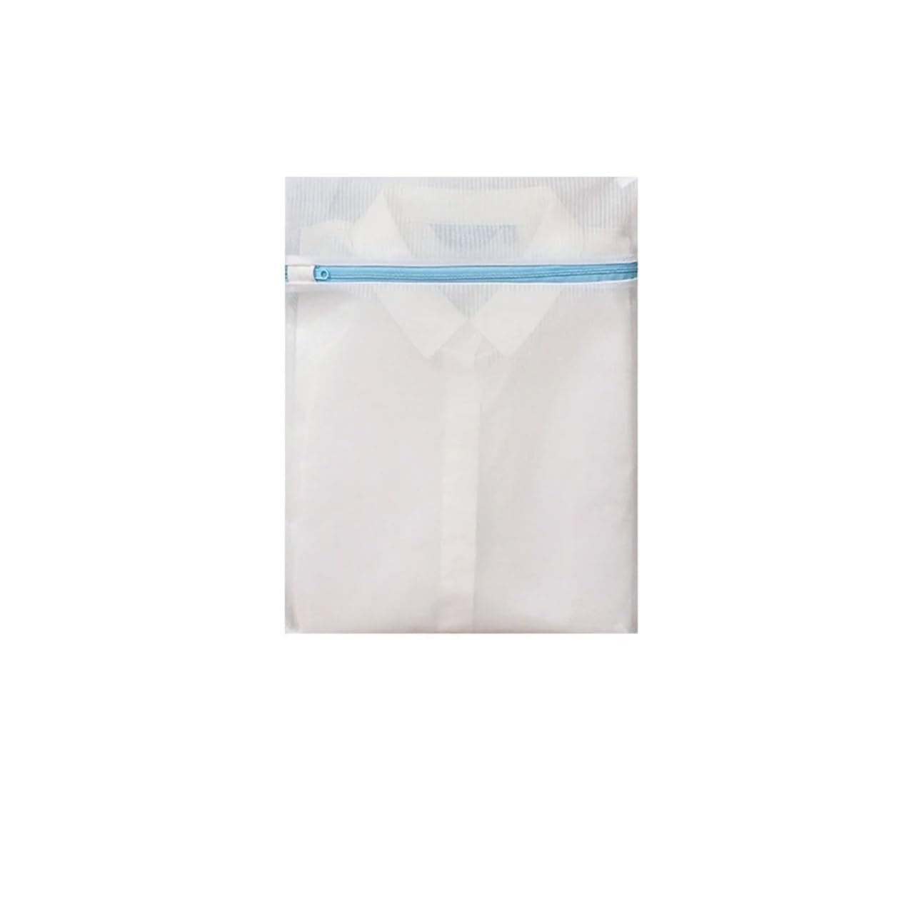 7pcs Laundry Bags Clothes Protect Bags For Washing Machine Travel Dirty Clothing Organize Laundry Basket Blue Zipper Washing Bag(30x40cm,2-pieces)