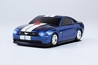 Road Mice Blue/white Ford Mustang Wireless Keyboard, Mouse & Mouse Pad Combination