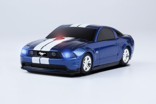 Road Mice Blue/white Ford Mustang Wireless Keyboard, Mouse & Mouse Pad Combination