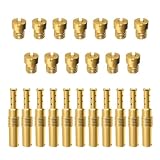 Strongthium Kit Gicleurs 24 pcs pour Nibbi Keihin FCR MX PE PJ PZ PWK CVK GY6 | Principal & Ralenti 99101 393 N424 21 | Moto Cross Enduro Scooter Quad Buggy 125 300cc