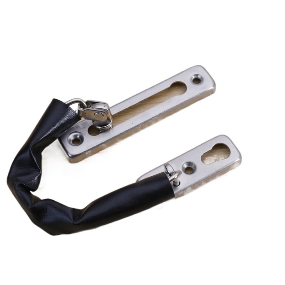Lkfjnhepf Ivory Door Chain Thicken Anti-Theft Chain Stainless Steel Door Bolt Buckle Home Safety Lock Hotel Security Guard(Ivory)