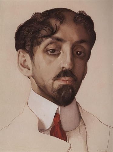 Toile Portrait de M Kuzmin Somov | Solution Murs Vides Décoration Salon 60x90cm