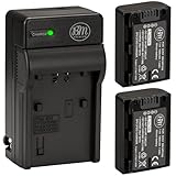 Big Mike's BM Premium 2 NP-FH50 Batteries and Battery Charger for Sony CyberShot DSC-HX1 DSC-HX100V DSC-HX200V HDR-TG5V Digital Cameras