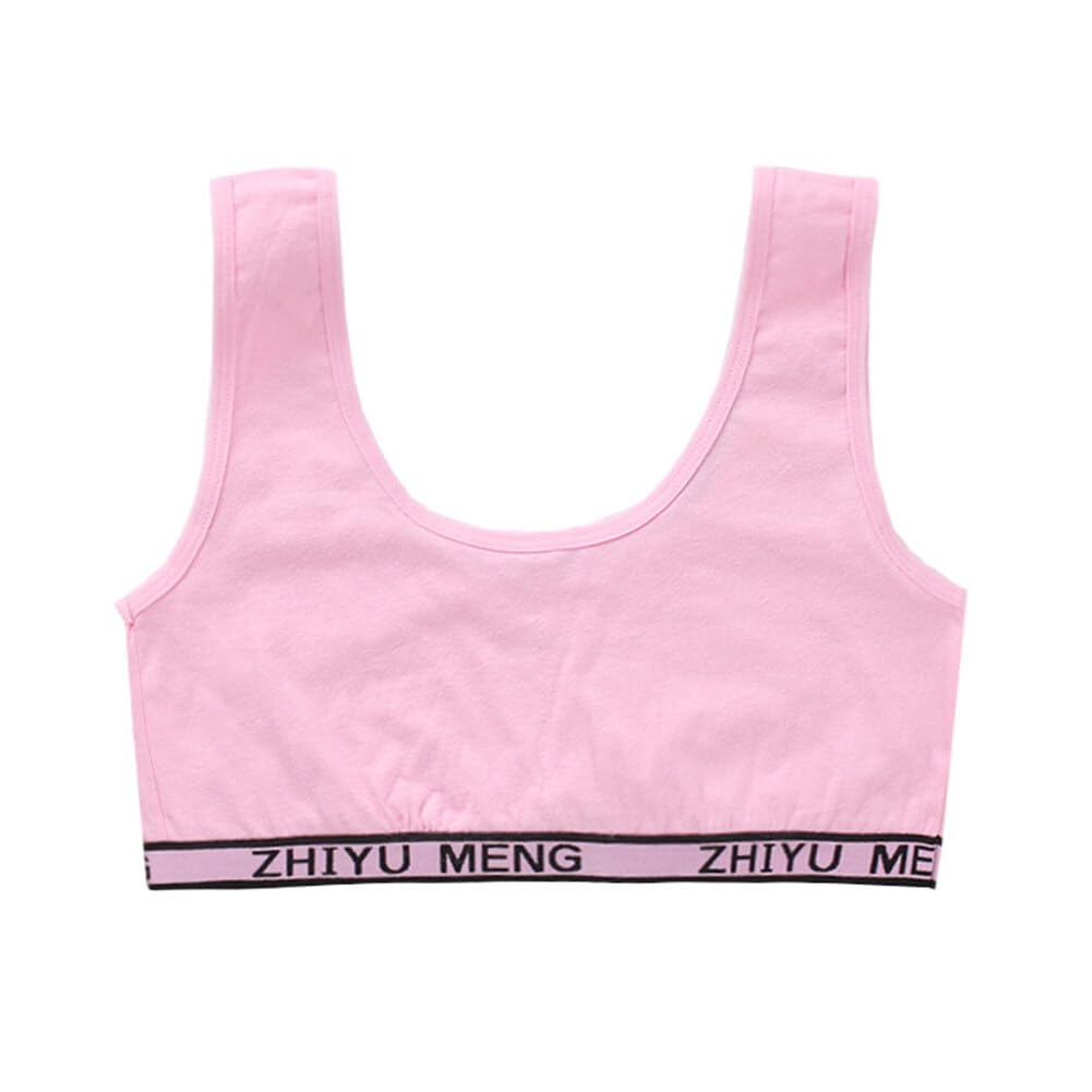 Lot De 4 Brassières Sans Bretelles Pour Filles 10-14 Ans - Coton Stretch Sans Couture