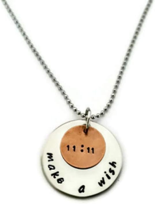 Moonstone Creations 11:11 Necklace, Make a Wish Charm