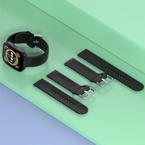 Correa compatible KEEPONFIT IDB03 silicona negra ajustable miniatura 6