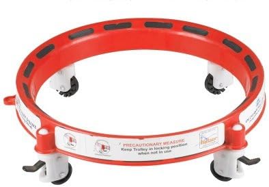 Actionware Cylinder Trolley with Wheels | Gas Trolly/Lpg Cylinder Stand