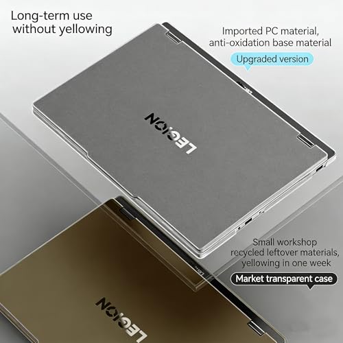 Image of Saco Hard Shell Case Compatible for Lenovo Legion 5 / 5i Gen 10 15.1-Inch (2025) Laptop - Protective Snap-On Cover, Scratch Resistant, Lightweight Armor Sleeve - Matte Clear