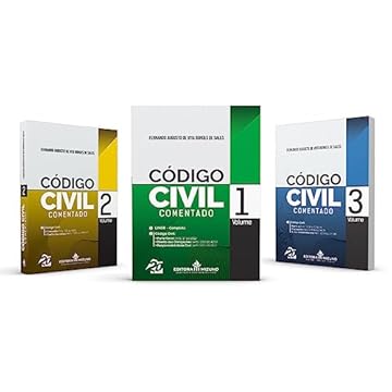 Capa do livro Código Civil Comentado 3 Volumes 2023 (Kit)