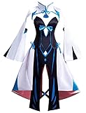 Luoweiming Anime Morgan Le Fay Cosplay Costume Outfits Halloween Carnival Suit Custom Size (White, S)