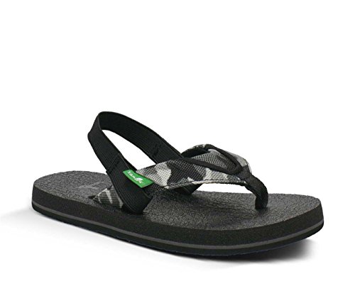 Image of Sanuk Kids unisex-kids Root Beer Cozy Flip Flop